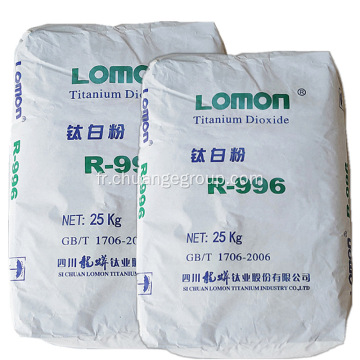 Lomon R996 Dioxyde de titane Rutile pour le revêtement